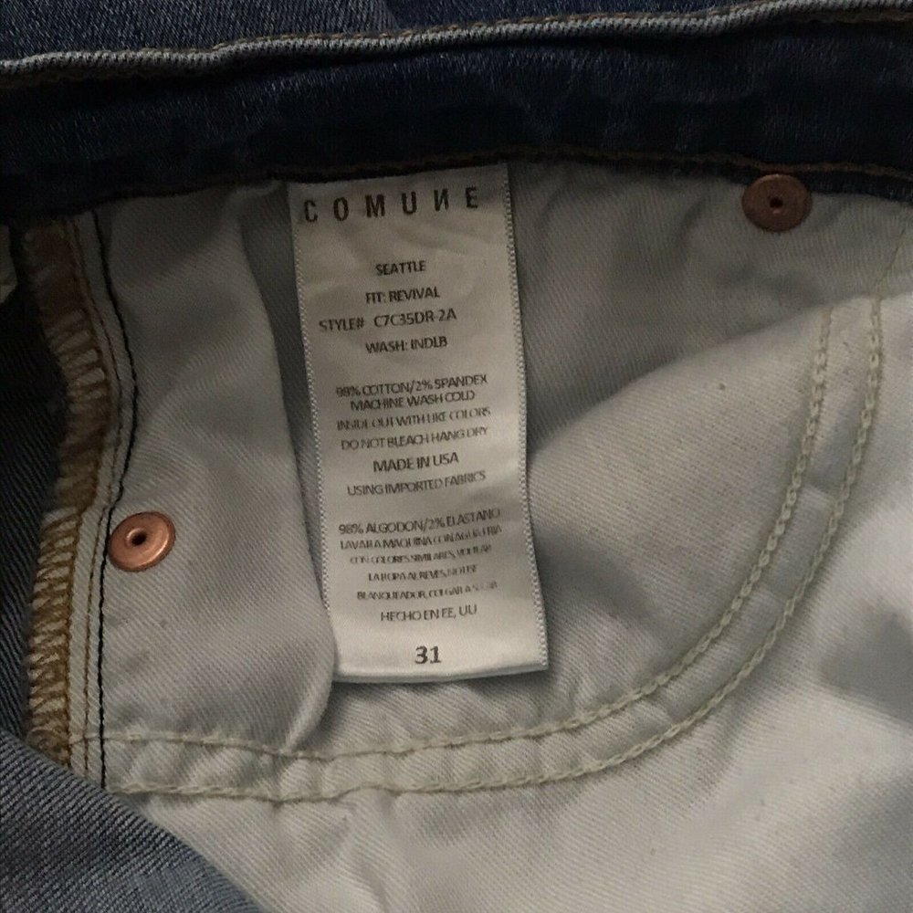Comune Seattle Revival Cropped Jeans - Picture 5 of 11